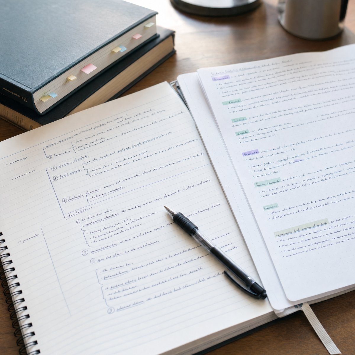 IB study notes with an essay outline and subject revision